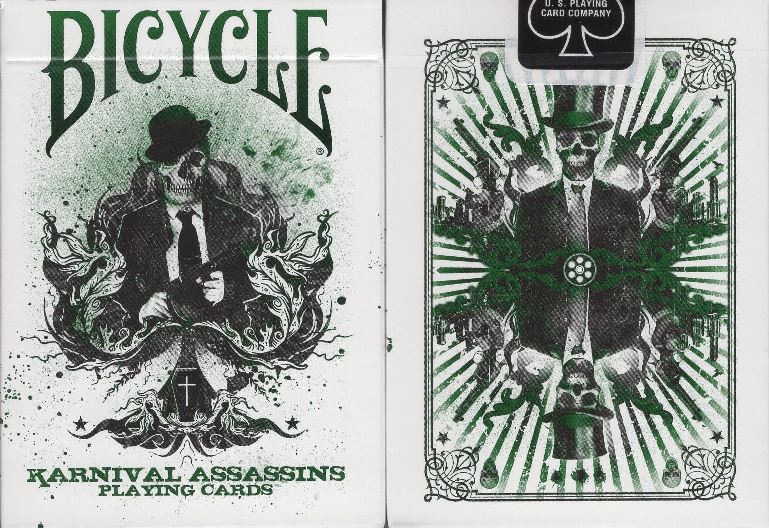 Karnival Assassins Black Deck Bicycle Playing Cards Poker Size USPCC Limited New