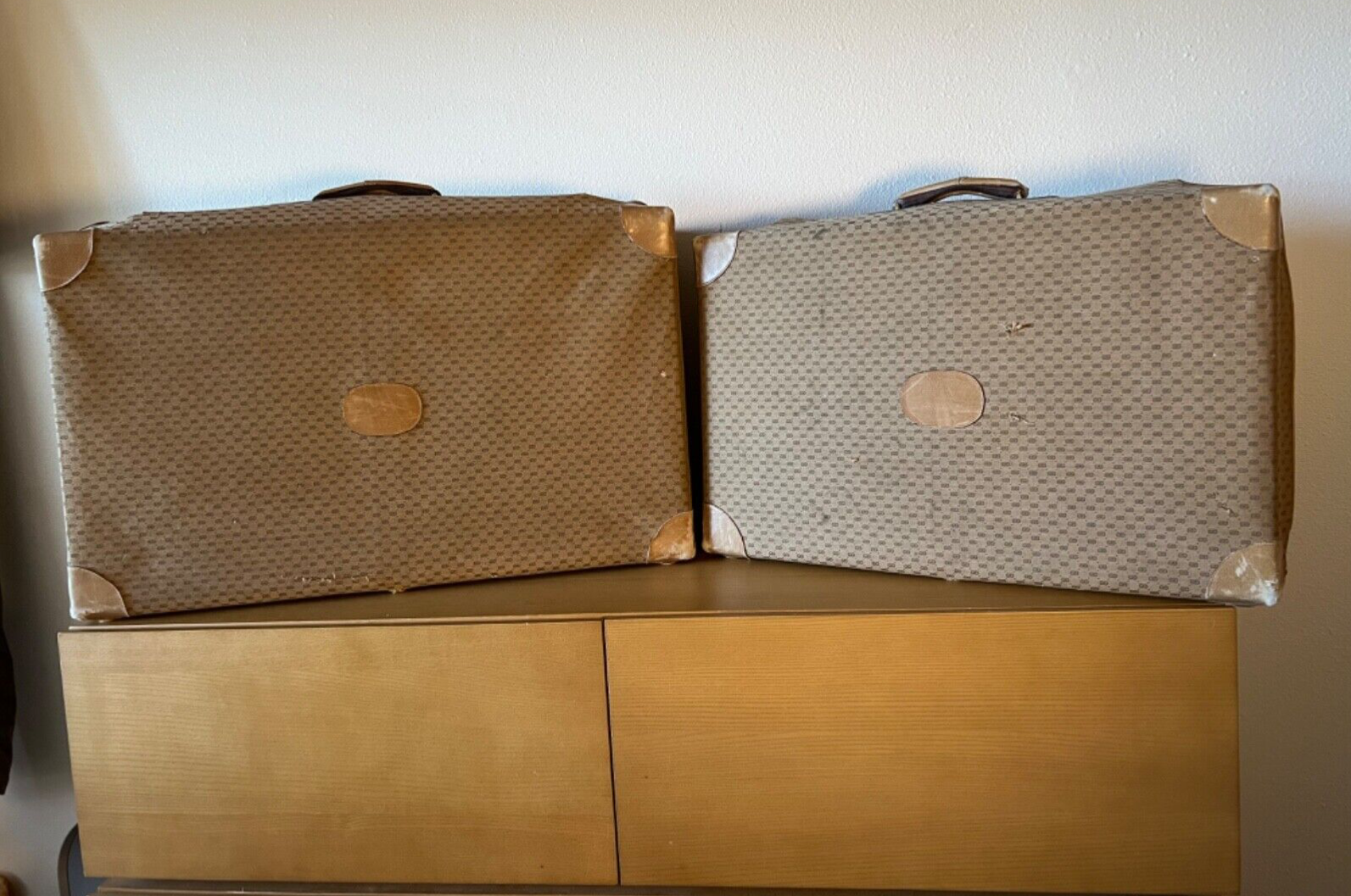 RARE Vintage GUCCI Hard Case Luggage Set With Covers | eBay