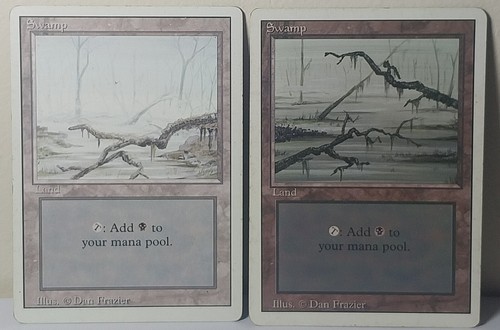 MTG ペンアート『パワー9/ドラゴン/沼』Dan Frazier MTG ペン