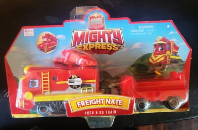 Mighty Express Freight Nate Push N Go  Tool and Cargo Car