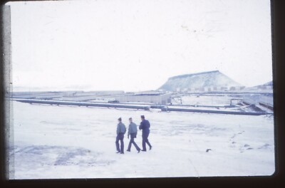 Vintage Photo Film Slide 1950's US Airmen Thule Air Base