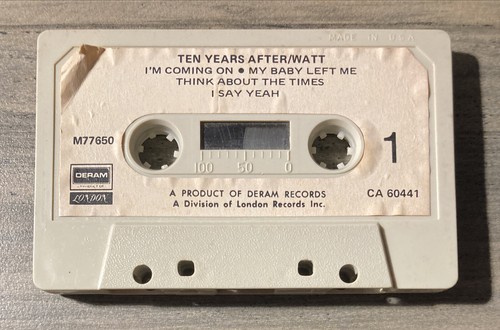 邦楽 AFTER DINNER - SOUVENIR CASSETTE & LIVE TEN YEARS AFTER - WATT (DERAM M77650) 1970 UK CASSETTE TAPE