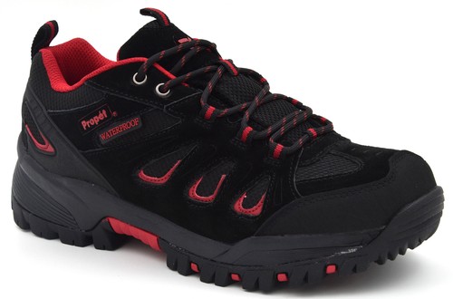 Propet Men's Ridge Walker Low Waterproof Hiker M3598 Black/Red