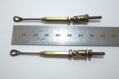 Brass Turnbuckles for RC/Radio Control Sailboat Rigging