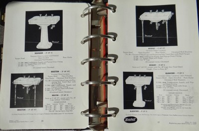 American Radiator & Standard Sanitary Catalog Color Pics 1940’s Loaded with Info