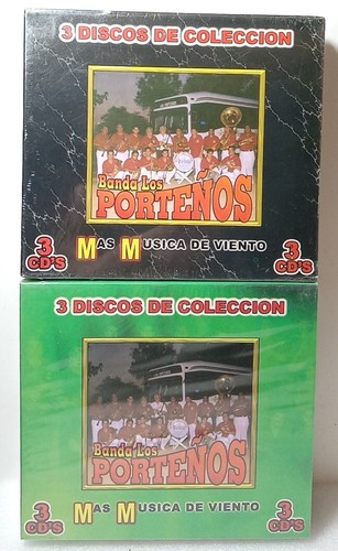Banda Los Portenos - 3 Discos de Coleccion Vol. 1 y 2 - CD