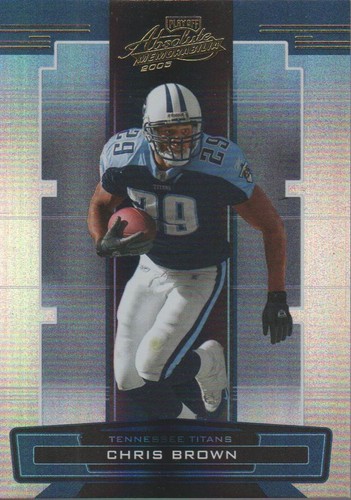 2005 Playoff Absolute Memorabilia Chris Brown #142