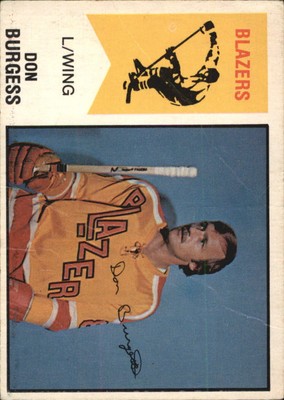 1974-75 O-Pee-Chee WHA #32 Don Burgess RC - GOOD