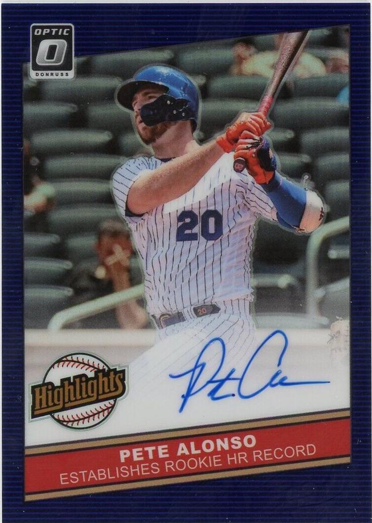 2020-panini-donruss-optic-highlights-signatures-pete-alonso-hs-pa