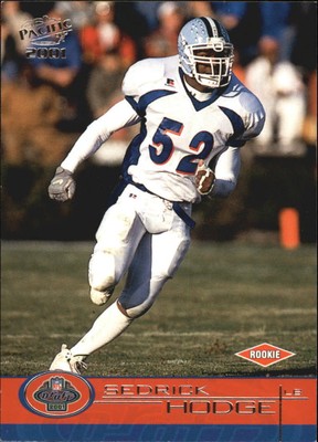 2001 Pacific #469 Sedrick Hodge Rookie Football Card /2500