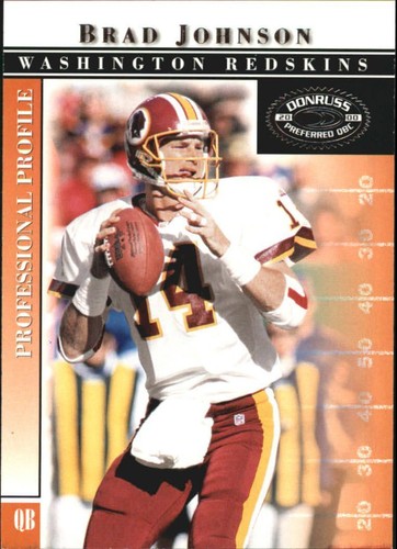 2000 Donruss Preferred QBC Brad Johnson #25
