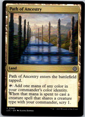 Magic the Gathering Path of Ancestry Lost Caverns of Ixalan Commander MTG