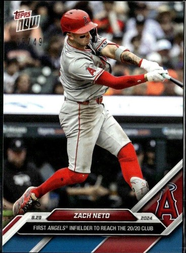 2024 Topps Now - Zach Neto #610