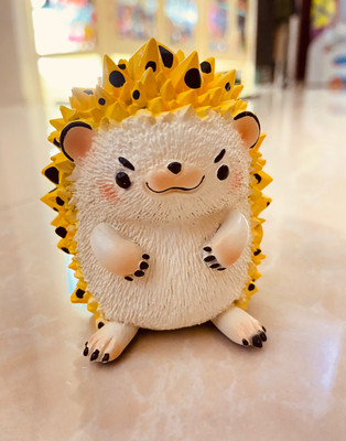 TANGENT Hogkey Hedgeho Yellow Wave Point Ver. Designer Resin Figure Toy