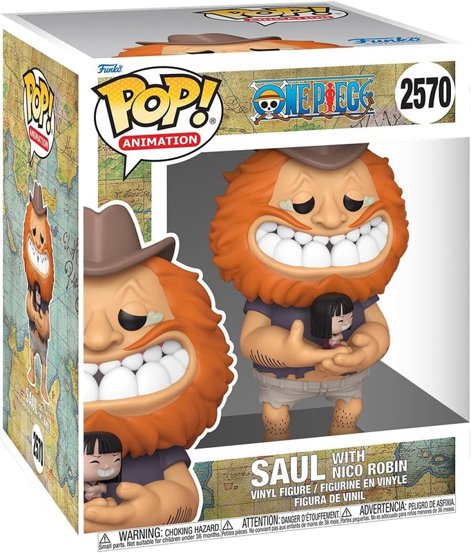 Pop! Super: One Piece - Saul with Nico Robin - Collectable Vinyl Figure - Gift I