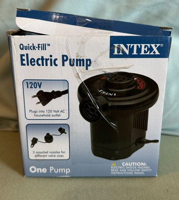 INTEX Quick-Fill Electric Pump   Effortless Inflation at Your Fingertips!