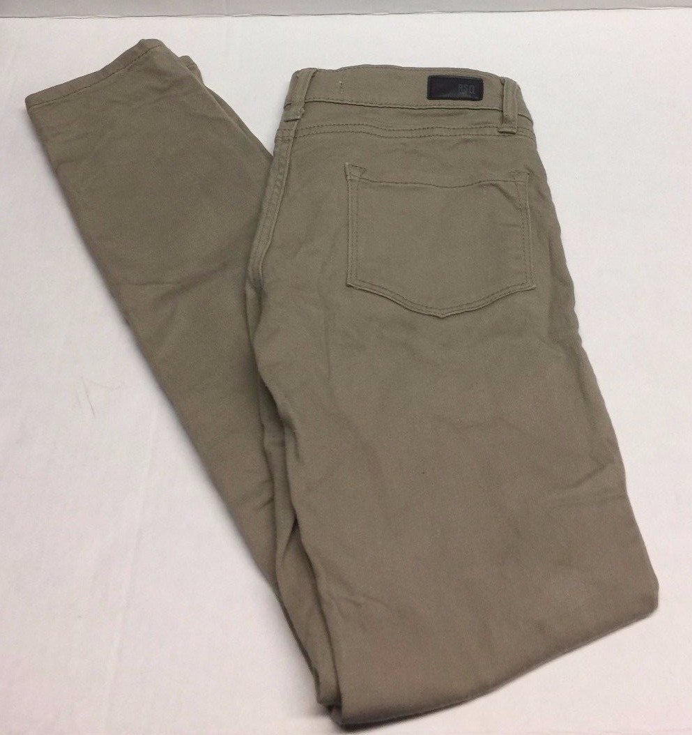 Tillys Girls RSQ Jeans Tan Miami Jegging Size 12