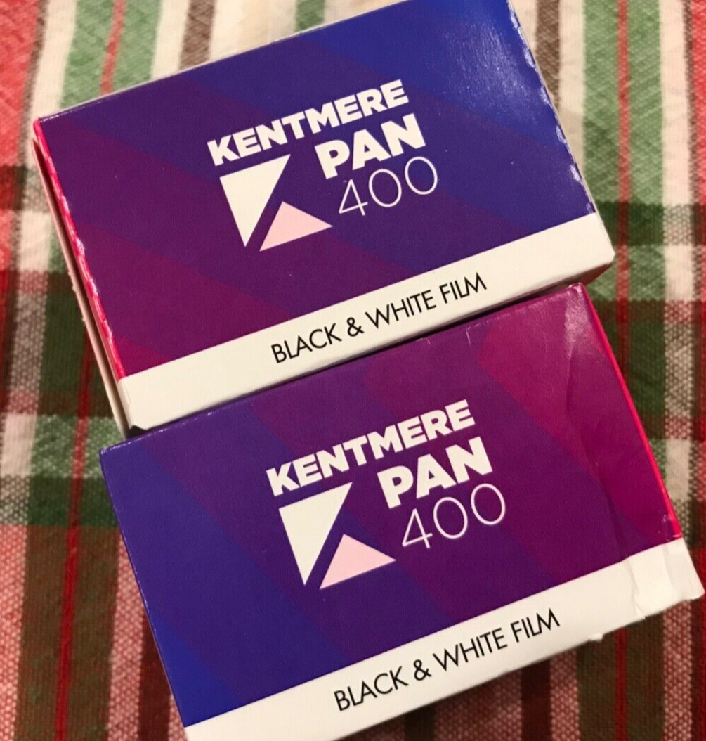 2-PACK Kentmere 400 Black & White Negative 35mm Film NEW & FRESH (36 Exp) 07/28