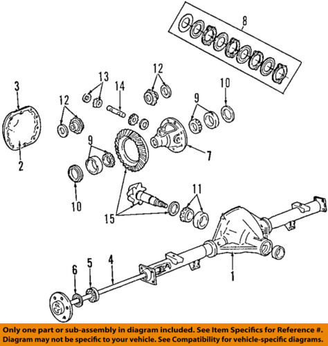 Subaru Rear Differential Chart