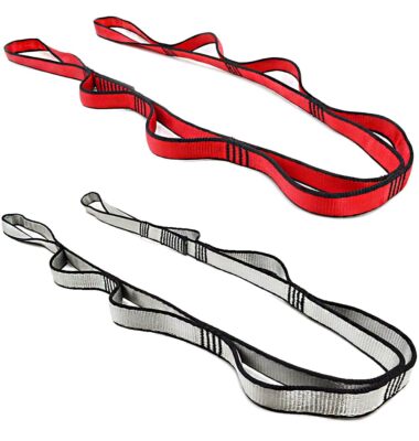 2Pcs Daisy Chain Multipurpose Anti-Gravity Yoga Belt Climbing Rope Hammock Ro...