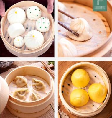 100 Pcs 10 Inch Bamboo Steamer Liner Round Air Fryer Parchment Paper with Holes