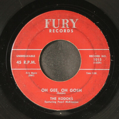 KODOKS: oh gee, oh gosh FURY 7'' Single 45 RPM