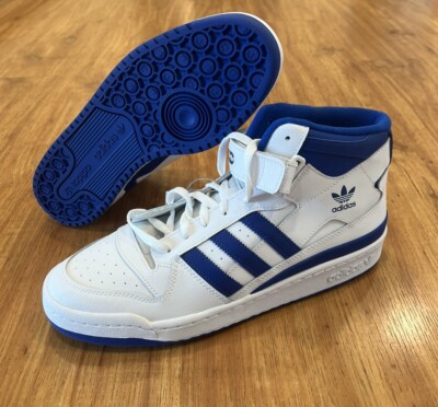 adidas Originals Forum Mid White Team Royal Blue FY4976 Size 13