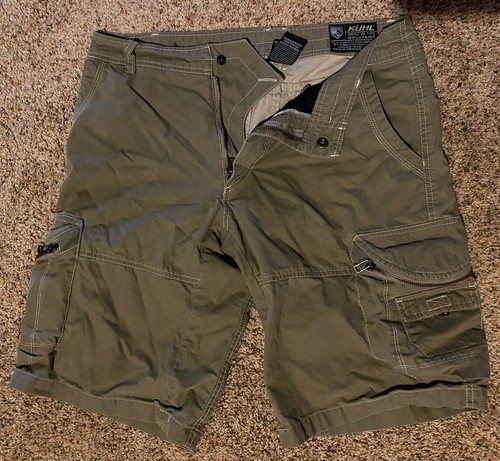 EXCELLENT CONDITION KUHL AMBUSH Cargo Short Men Sz 32 Olive Khaki | eBay