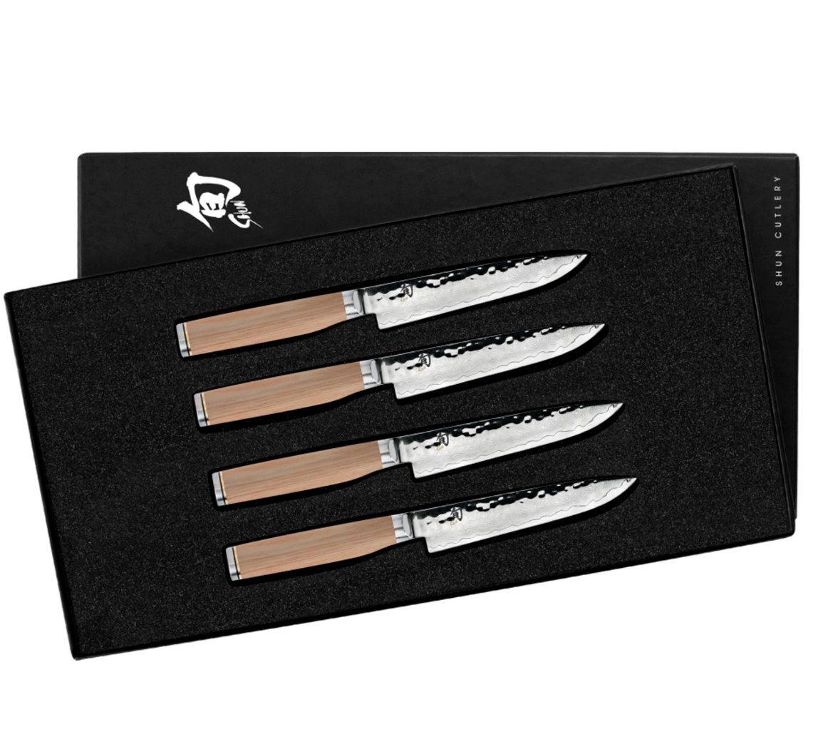 Shun Premier Blonde 4-Piece Steak Knife Set