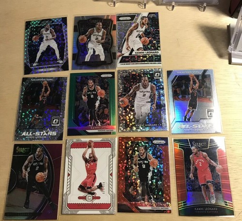 x11 Kawhi Leonard Lot SP #'d Prizm Insert San Antonio Spurs Toronto Raptors