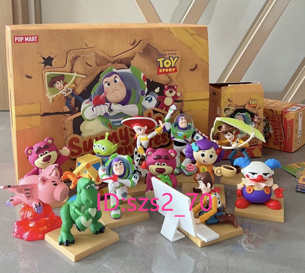 トイ・ストーリー - POPMART Disney/Pixar Sunnyside Adventure 12pcs + Secret Authentic POP MART Toy Story Sunnyside