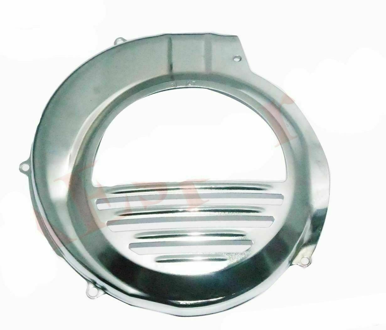 Vespa PX LML Star Stella Fly Wheel Cover Chrome Electronic Kick Start  