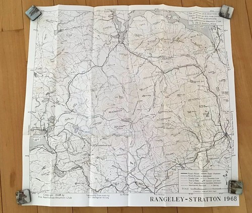 Appalachian Mountain Club Maine Mountain Guide 1968 With 5 Maps
