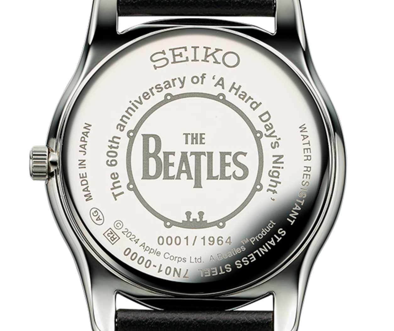 Pre-owned Seiko The Beatles X  Official Watch A Hard Day's Night 60th Anniv Premico Psl