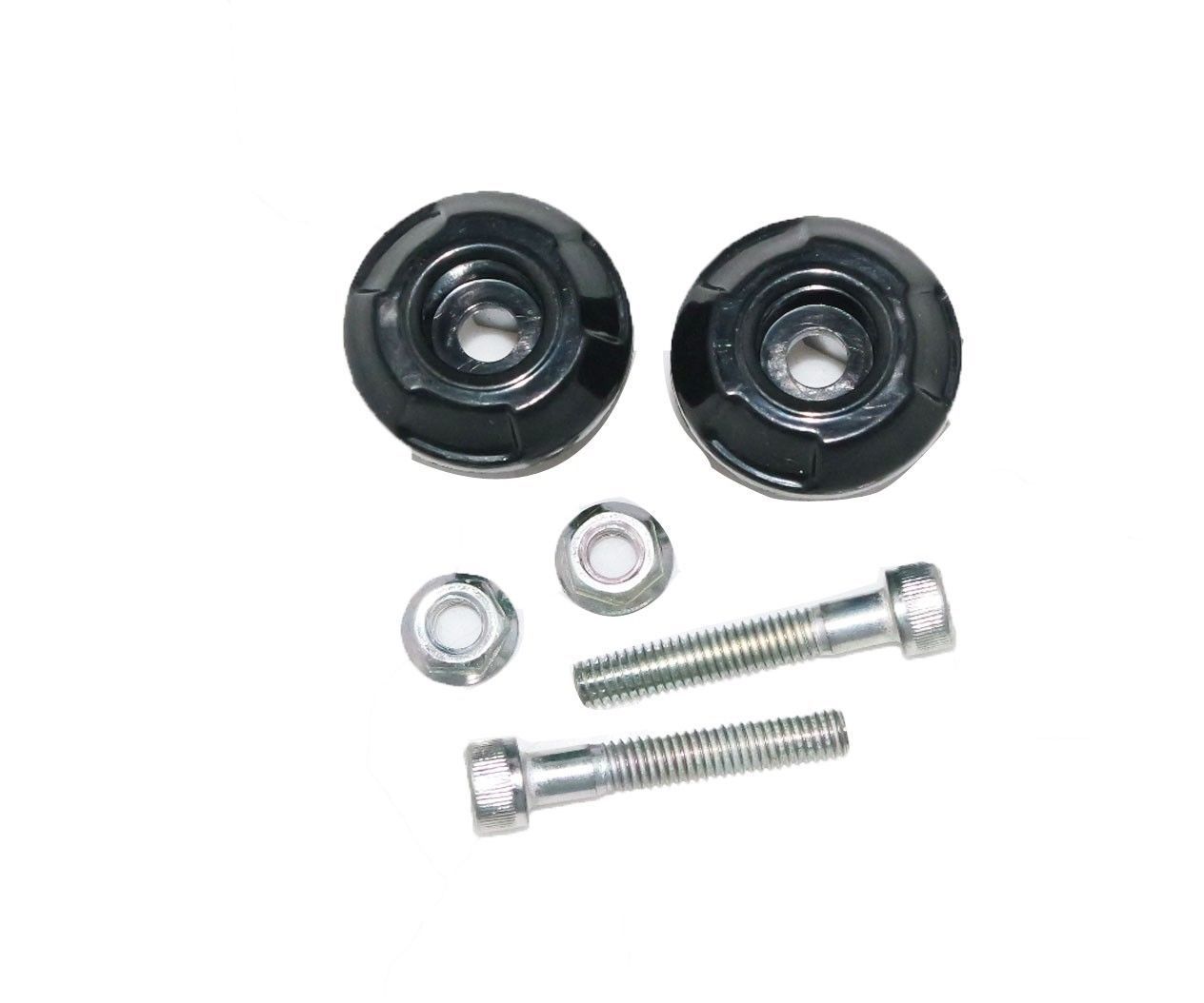 Yamaha FZ 7/8 Inch Handlebar Hand Grips End Plugs Cap Pair Black  