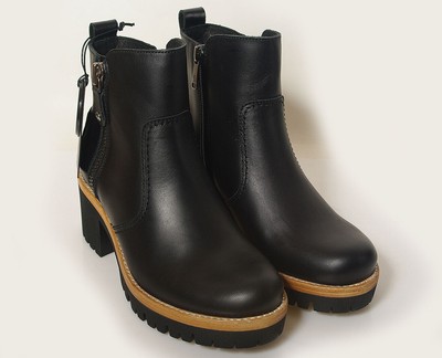 Pre-owned Panama Jack Pauline B11 Ankle Boots Napa Negro Black