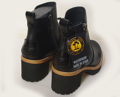 Pre-owned Panama Jack Pauline B11 Ankle Boots Napa Negro Black