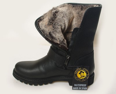 Pre-owned Panama Jack Singapore B22 Boots Napa Grass Negro Black