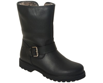 Pre-owned Panama Jack Singapore B22 Boots Napa Grass Negro Black