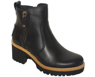 Pre-owned Panama Jack Pauline B11 Ankle Boots Napa Negro Black