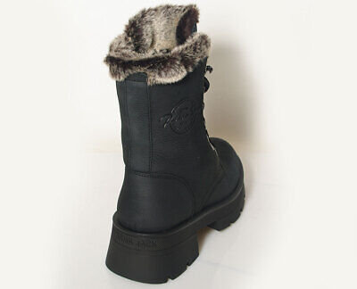 Pre-owned Panama Jack Clare B1 Booti Nobuck Negro Black