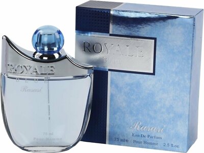 NEW RASASI ROYALE BLUE EAU DE PARFUM FOR MEN WITH FREE WORLDWIDE SHIPPING- 75 ML