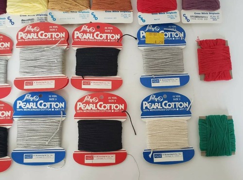 26 skein Lot Of Wicking Yarn Multiple Colors pearl cotton