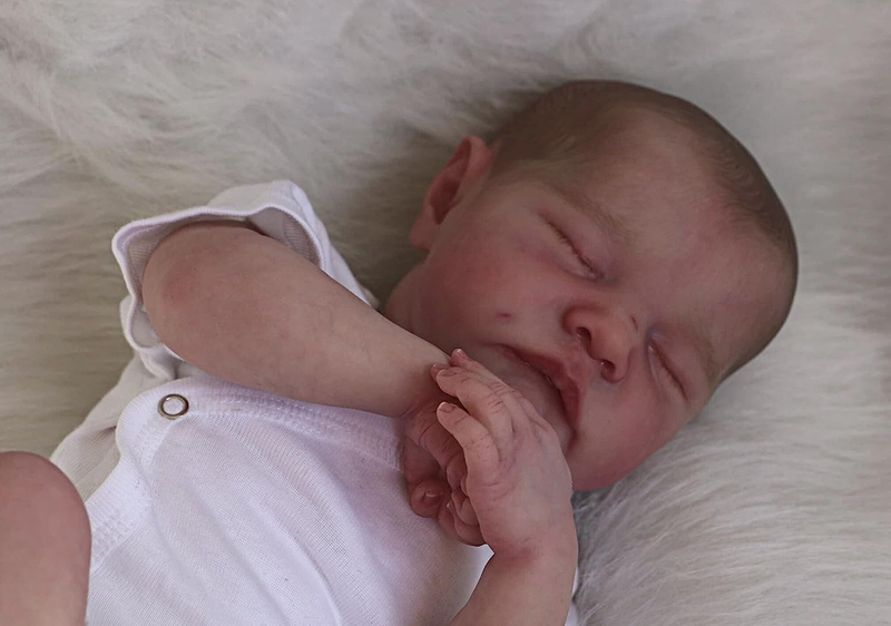 Full Body Silicone Reborn Baby Boy 19 in Real Life Baby Dolls Silicone Full Body