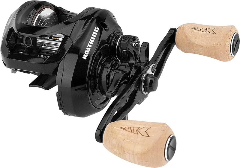 Megatron 200 Baitcasting Fishing Reel, Wide Spool High Line Capacity Casting Ree