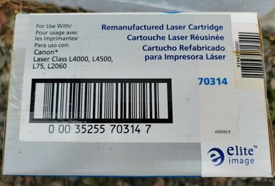 SALE! ELITE IMAGE 70314 Premium Laser Black Toner Cartridge Printing NOS