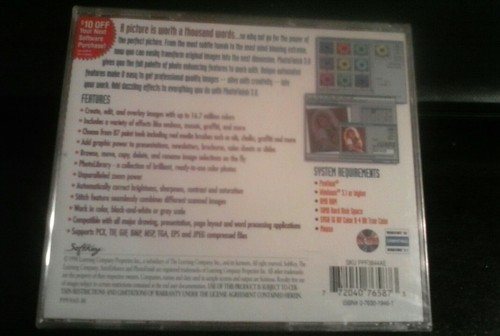 SoftKey Photo Finish 3.0 PC CD Rom  FREE SHIPPING Sealed ( NEW )