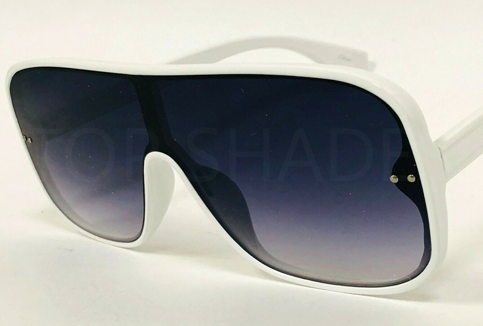 Men Women Sunglasses Flat Lens Fashion Oversize Big Designer Square Shades Retro