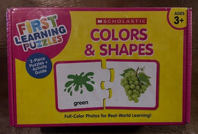 Scholastic First Learning Puzzles: Colors & Shapes New