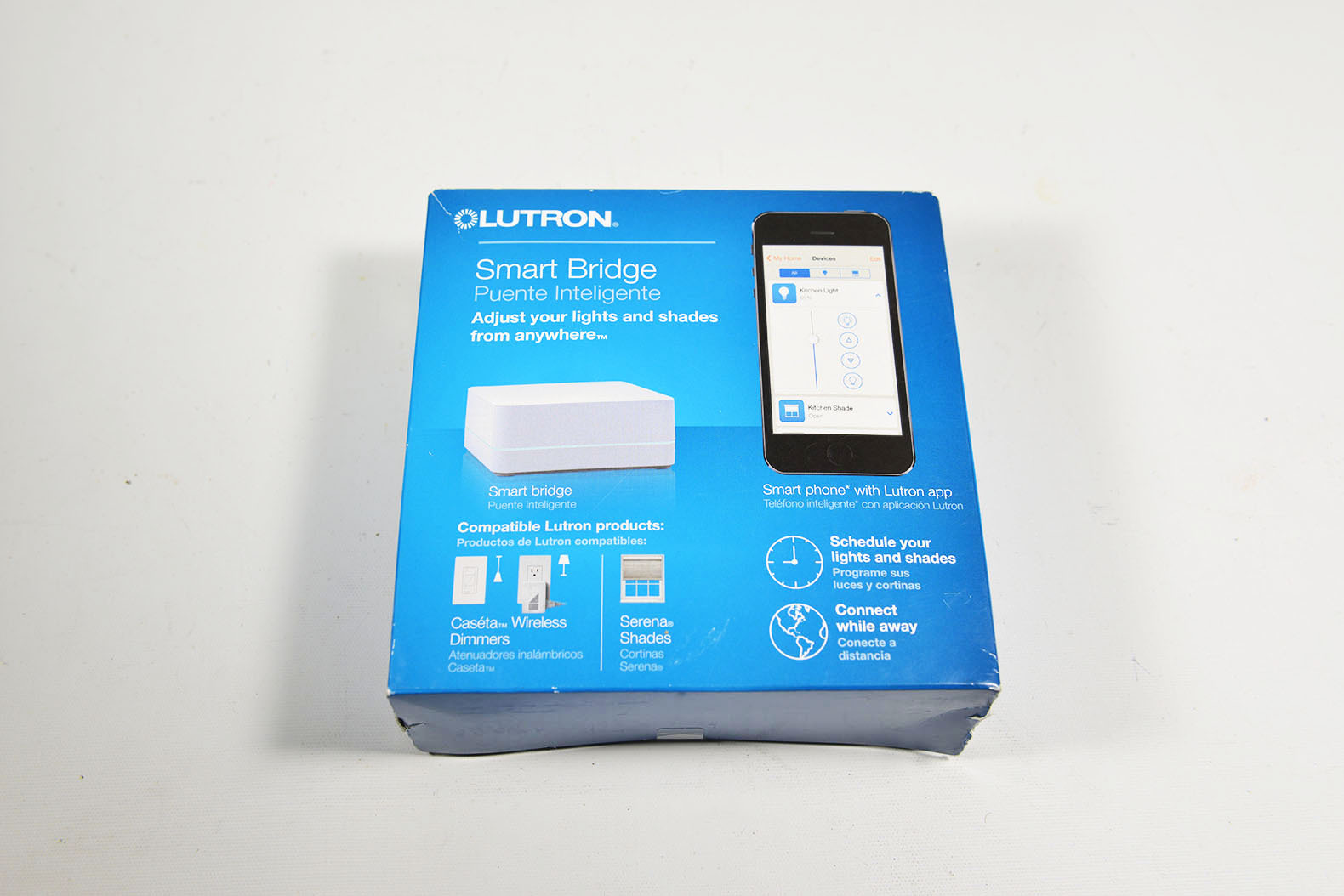 Lutron Caseta ワイヤレススマートブリッジ | Alexa、Apple HomeKit、Googleアシスタントに対応 | L-BDG2-WH | ホワイト LUTRON Caseta White Controls Lights Wireless Technology Smart Bridge